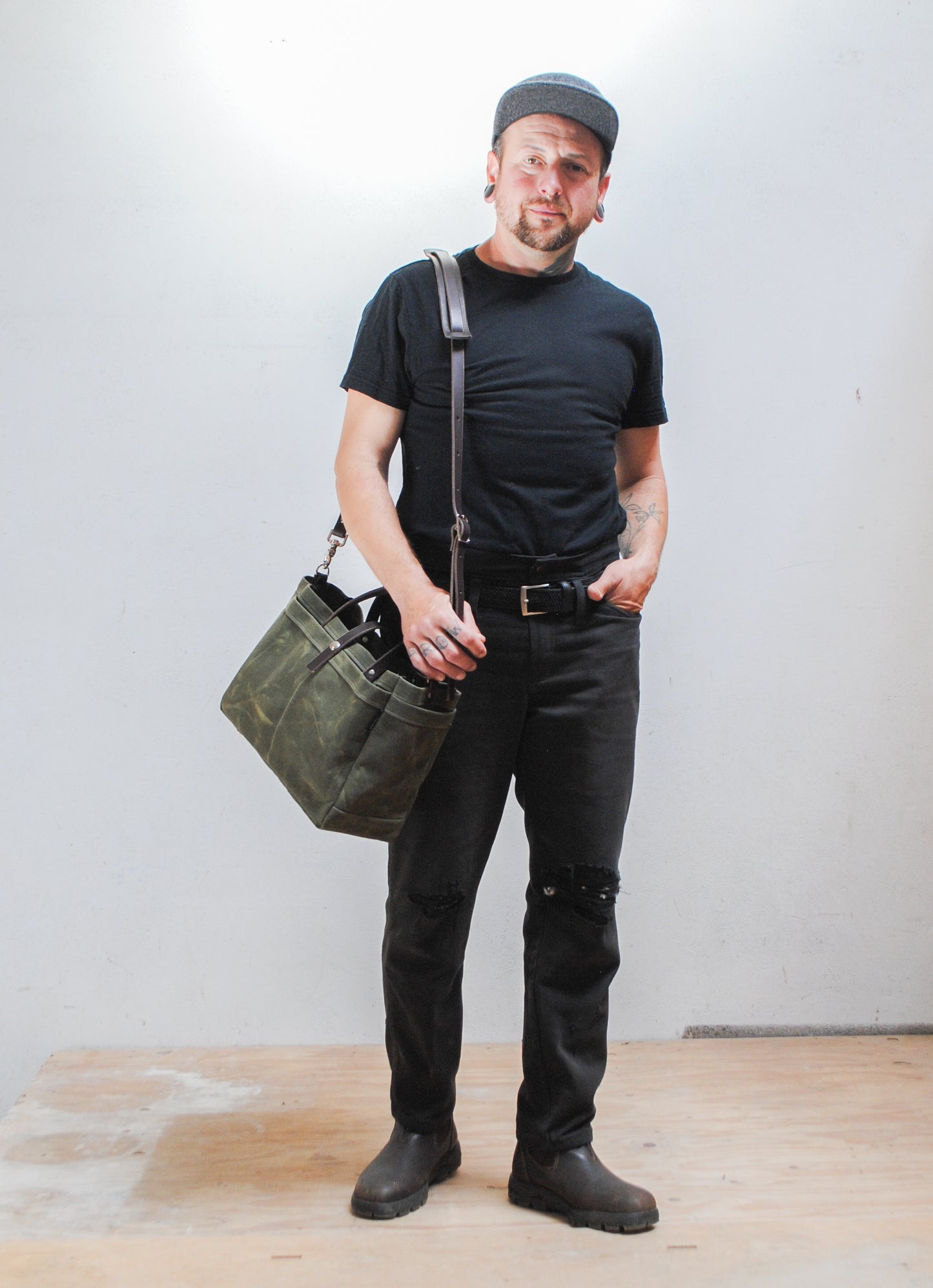 Waxed Canvas Tool Bag