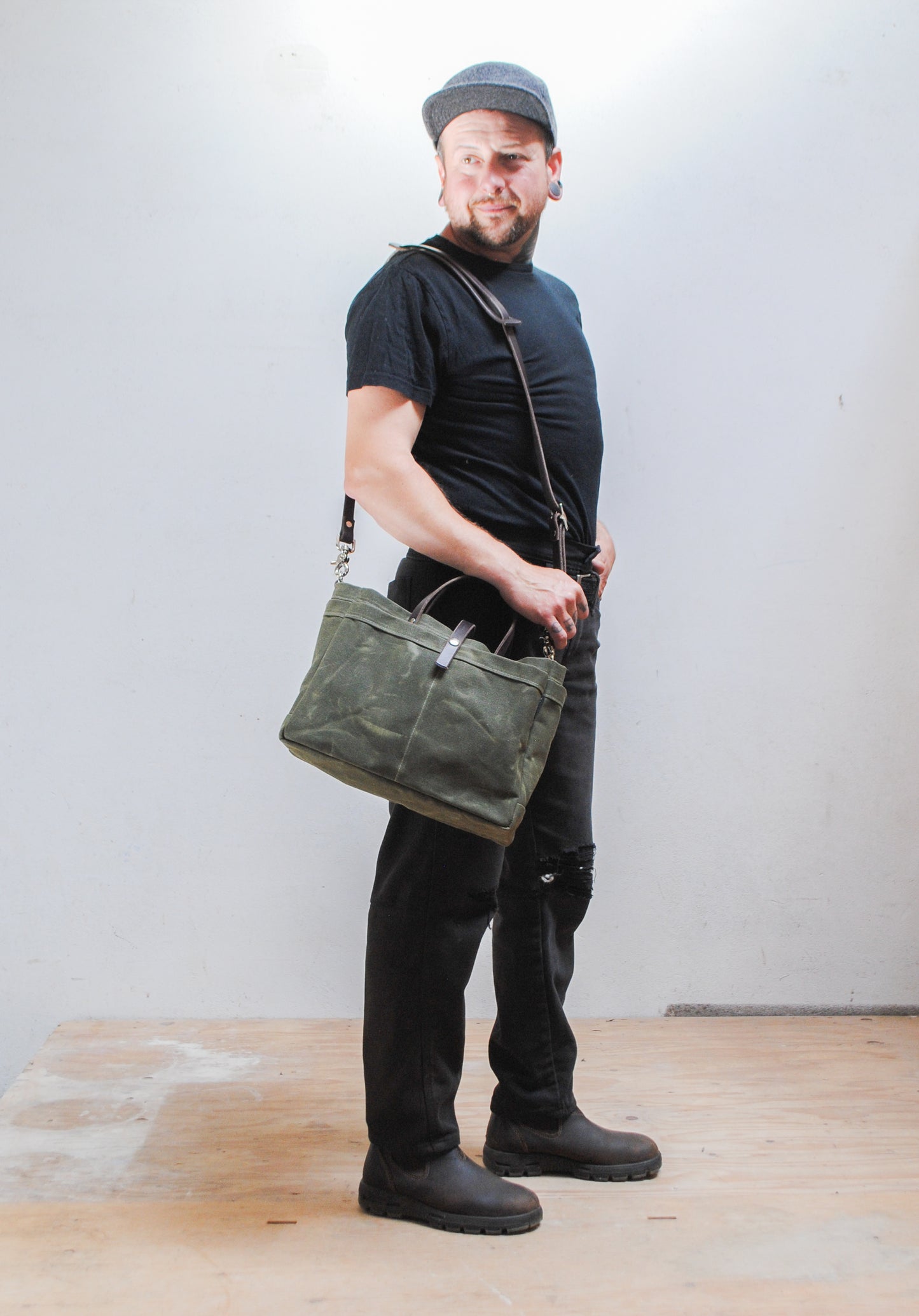 Waxed Canvas Tool Bag