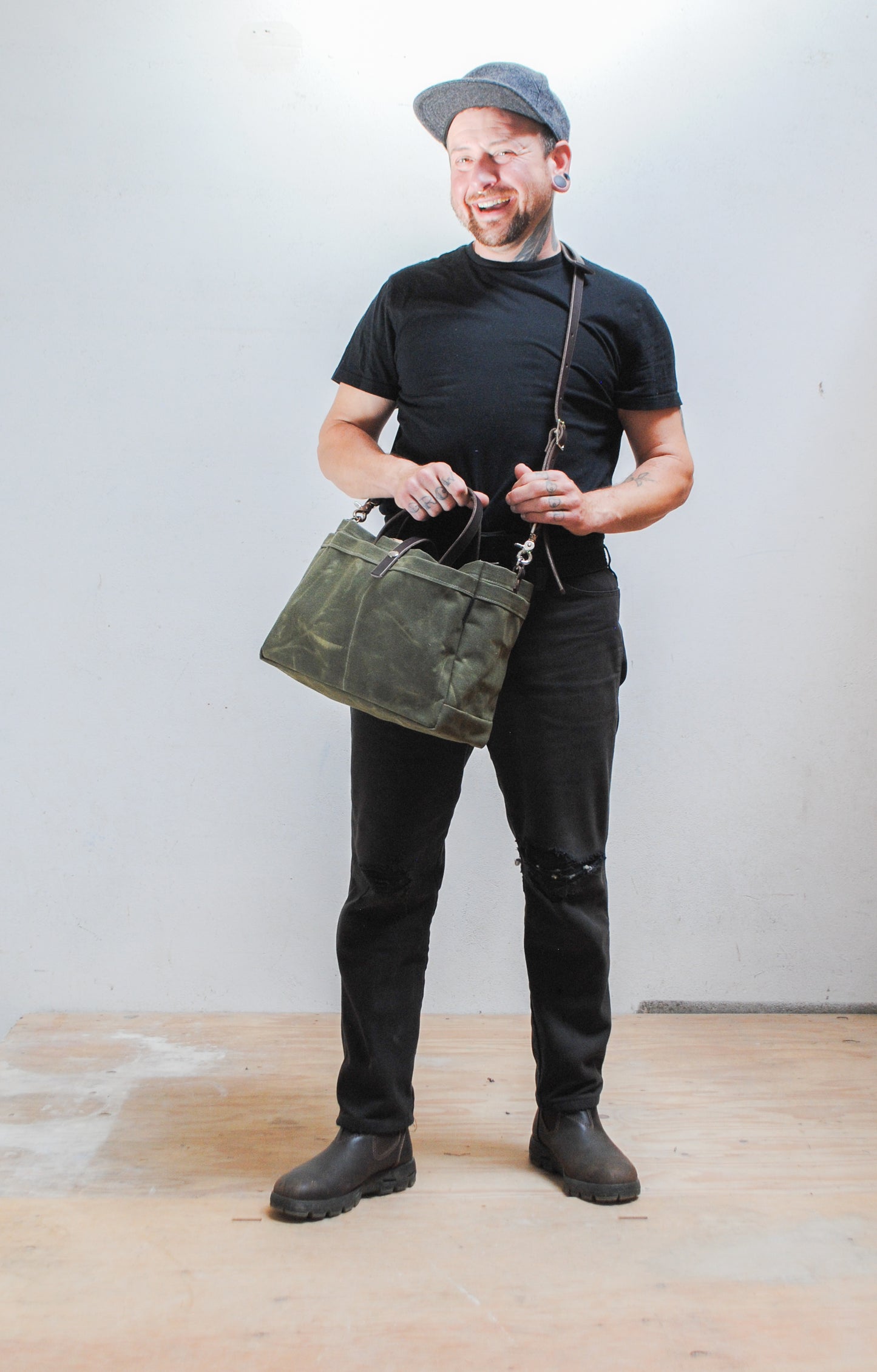 Waxed Canvas Tool Bag