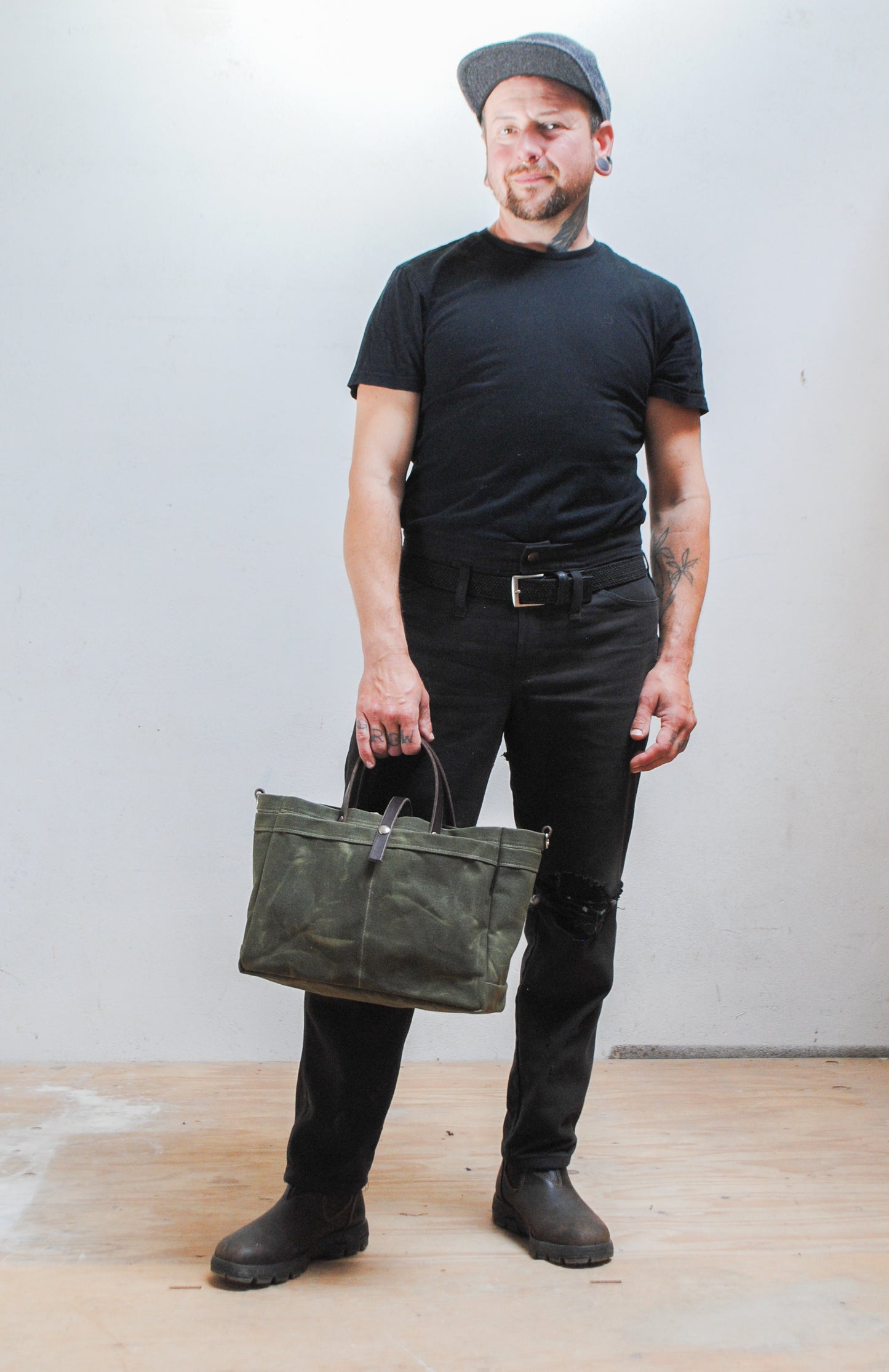 Waxed Canvas Tool Bag