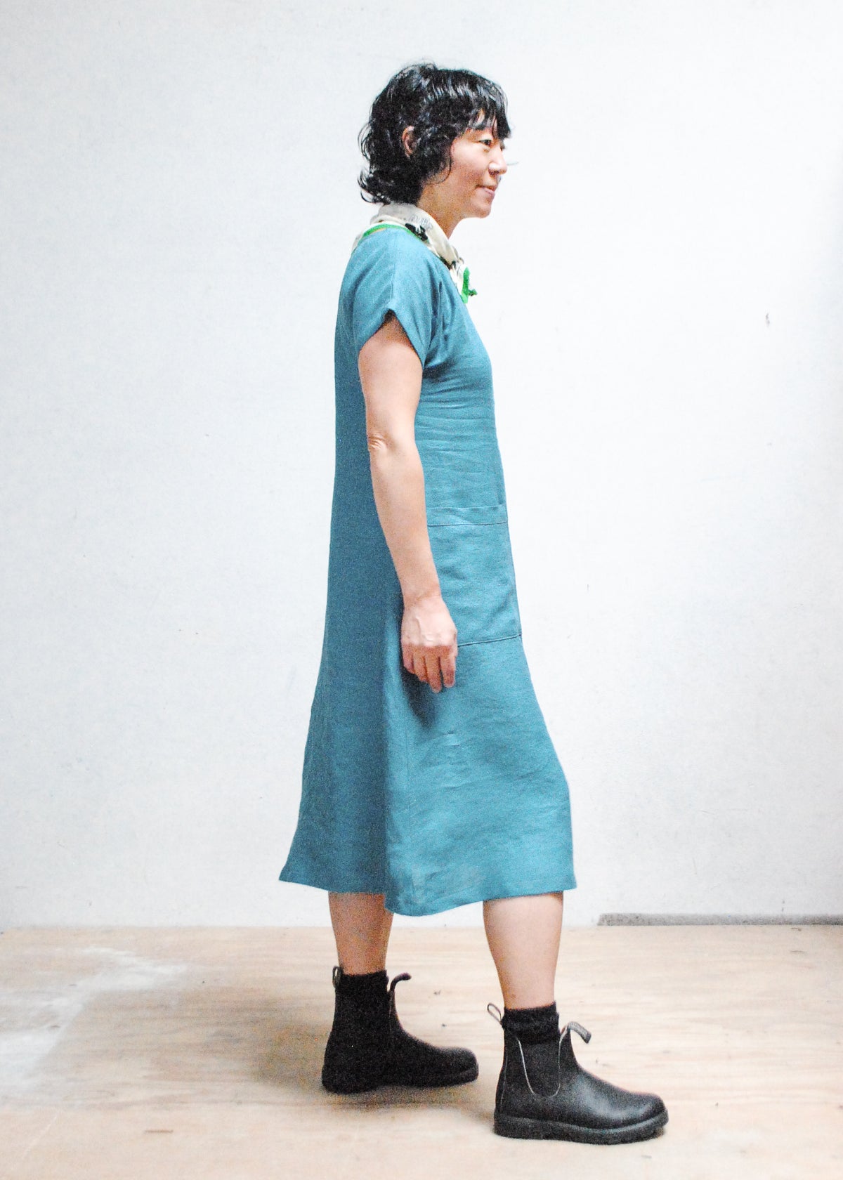 Basic Dress - River Blue Linen