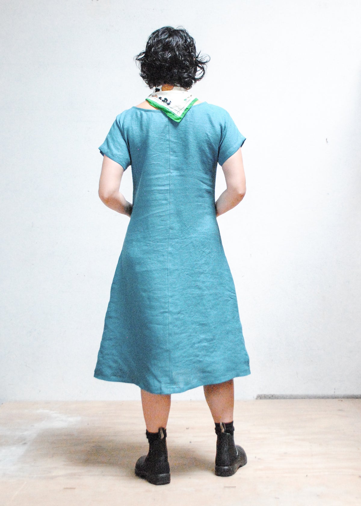 Basic Dress - River Blue Linen