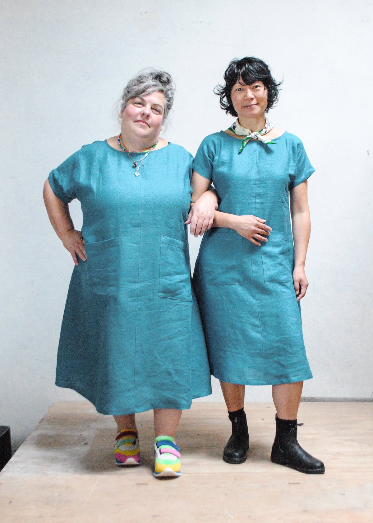 Basic Dress - River Blue Linen