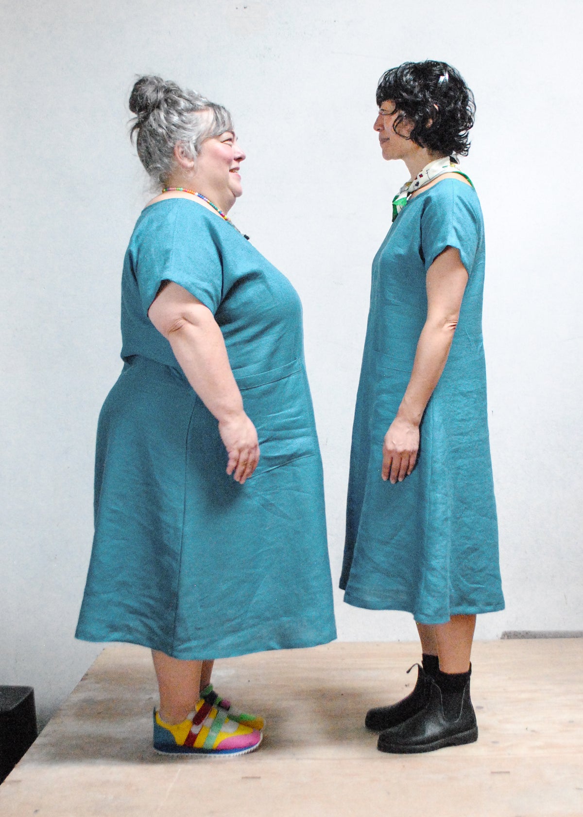 Basic Dress - River Blue Linen