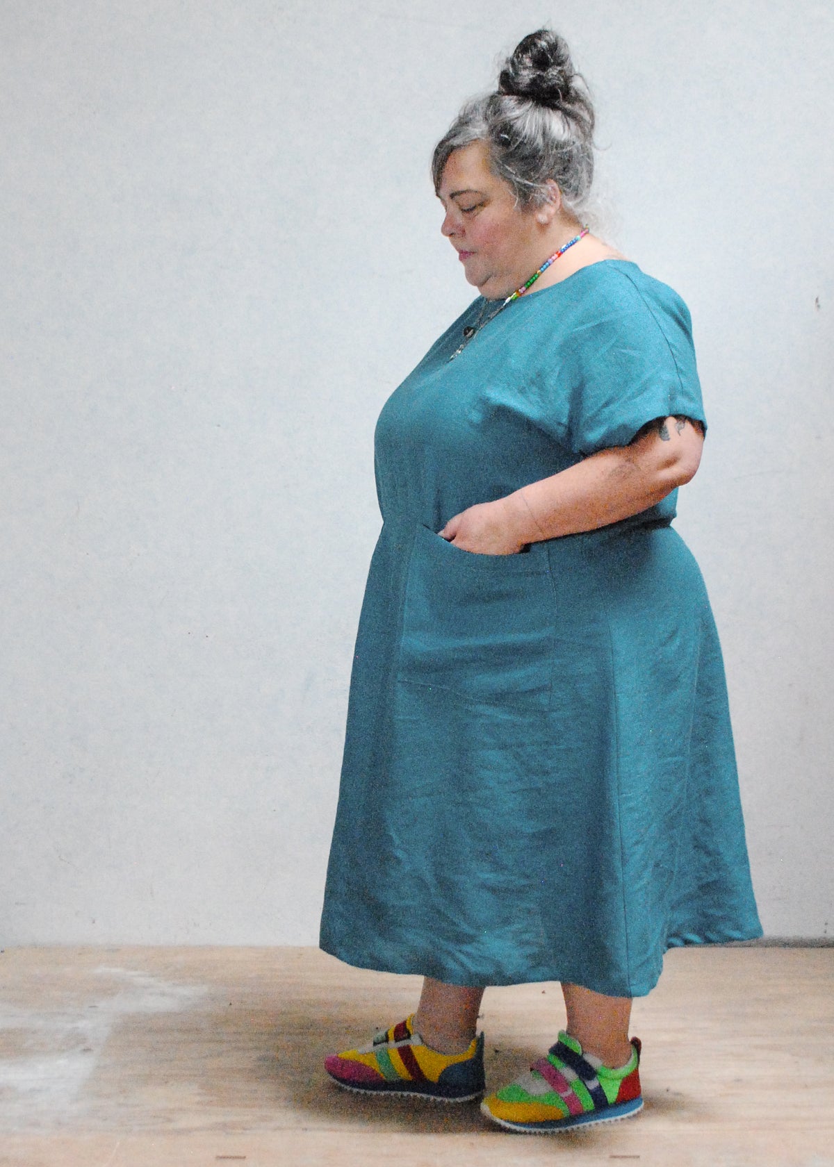 Basic Dress - River Blue Linen