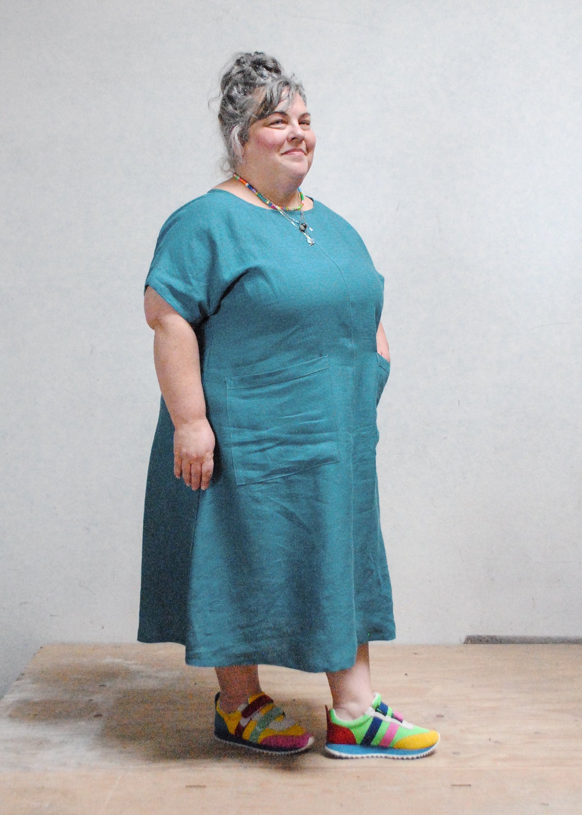 Basic Dress - River Blue Linen