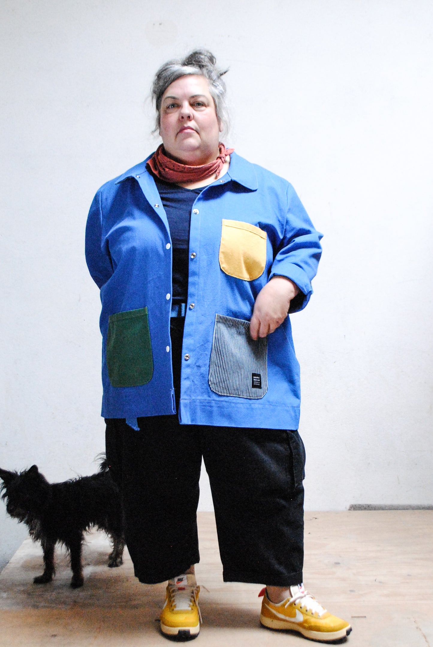 Organic Canvas Colorblock Jacket