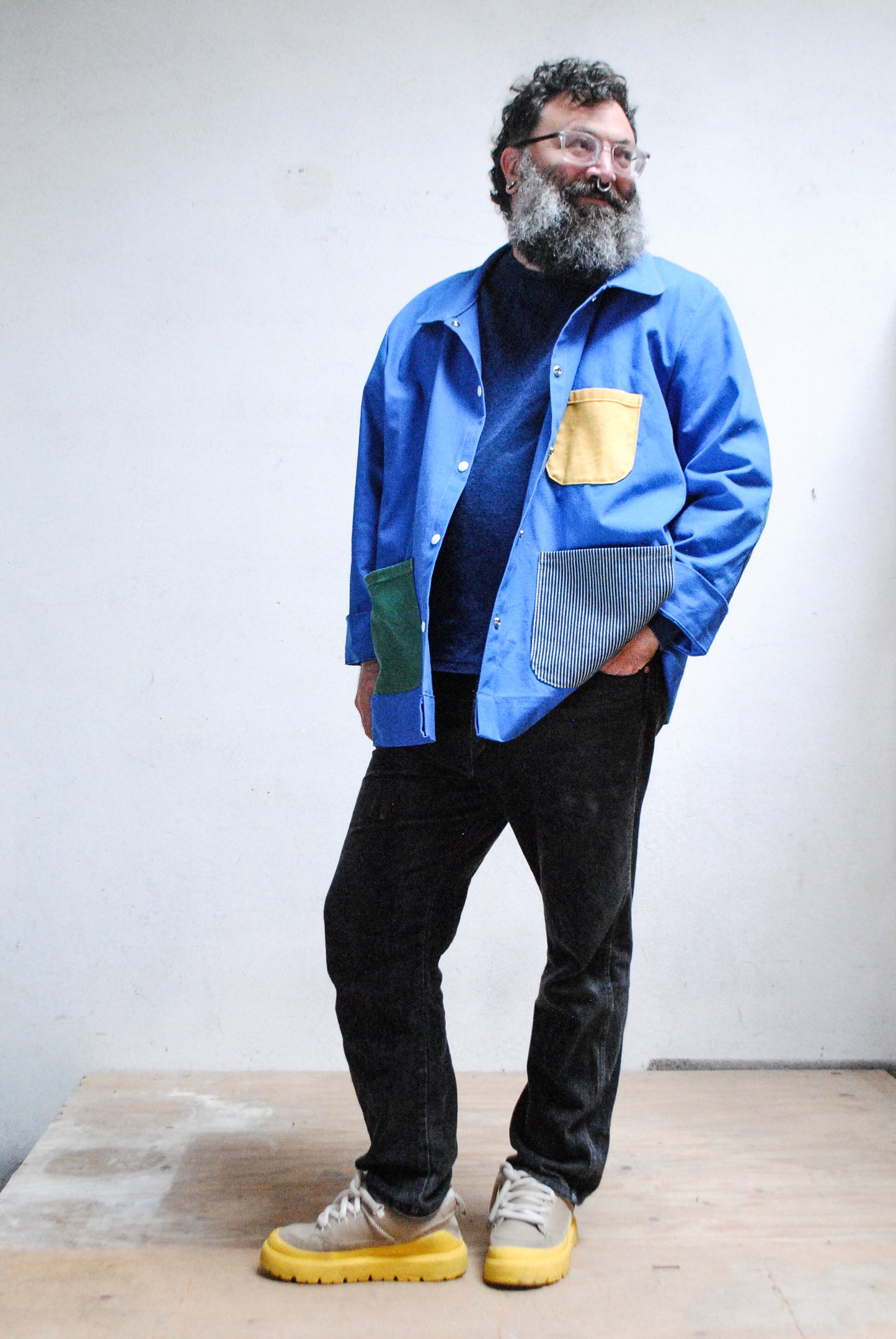 Organic Canvas Colorblock Jacket