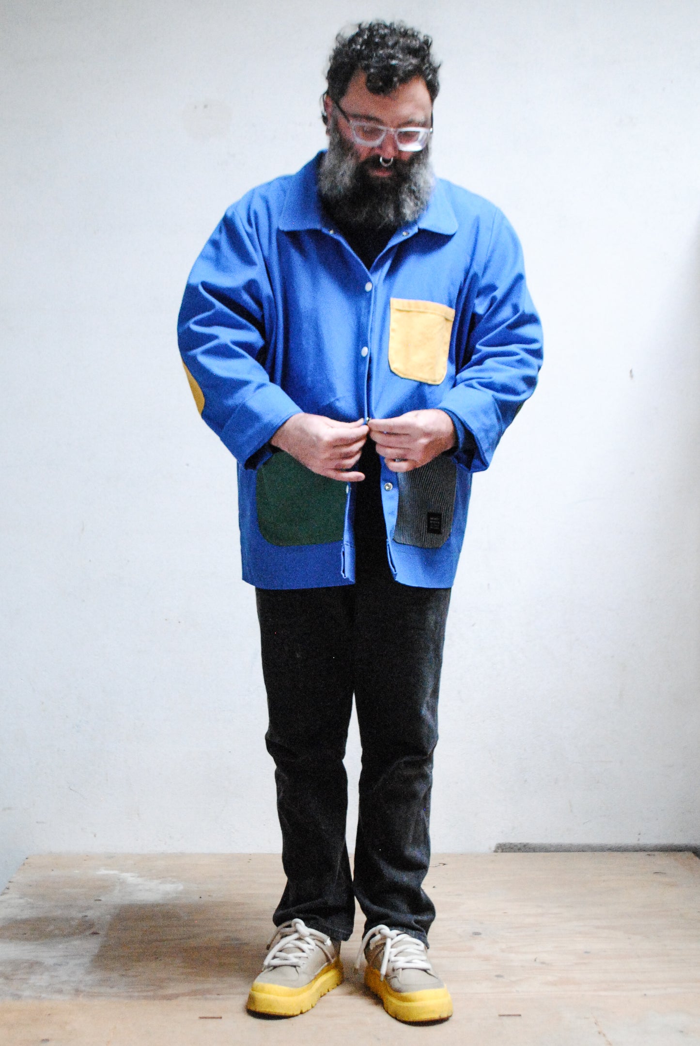 Organic Canvas Colorblock Jacket