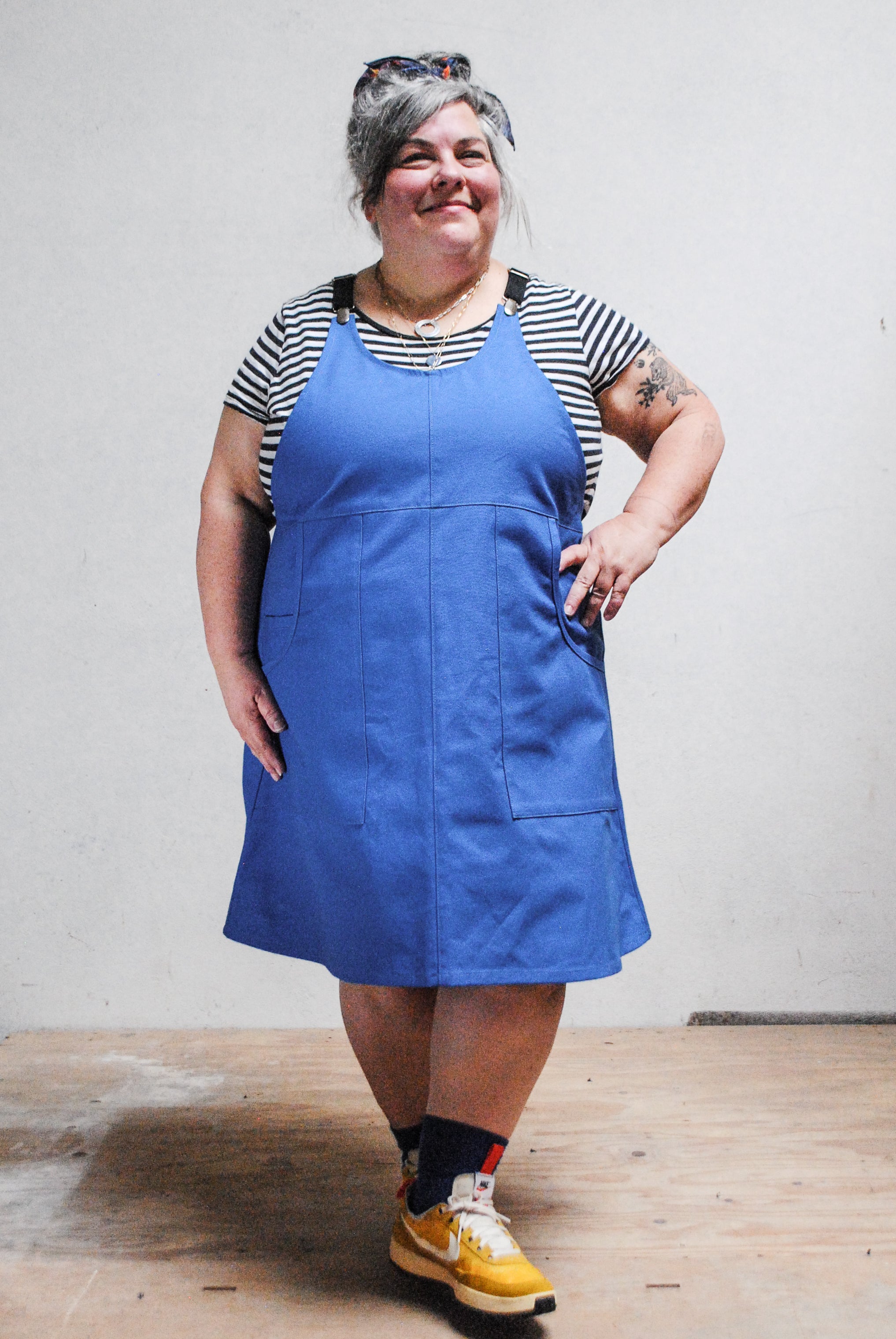 Handmade Suspender Dresses | Pinafore/Apron Style | Shift + Wheeler