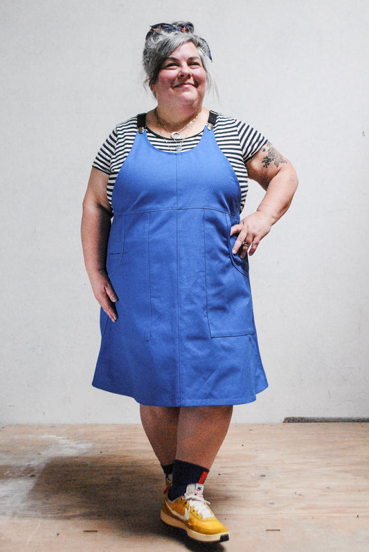 True Blue Suspender Dress