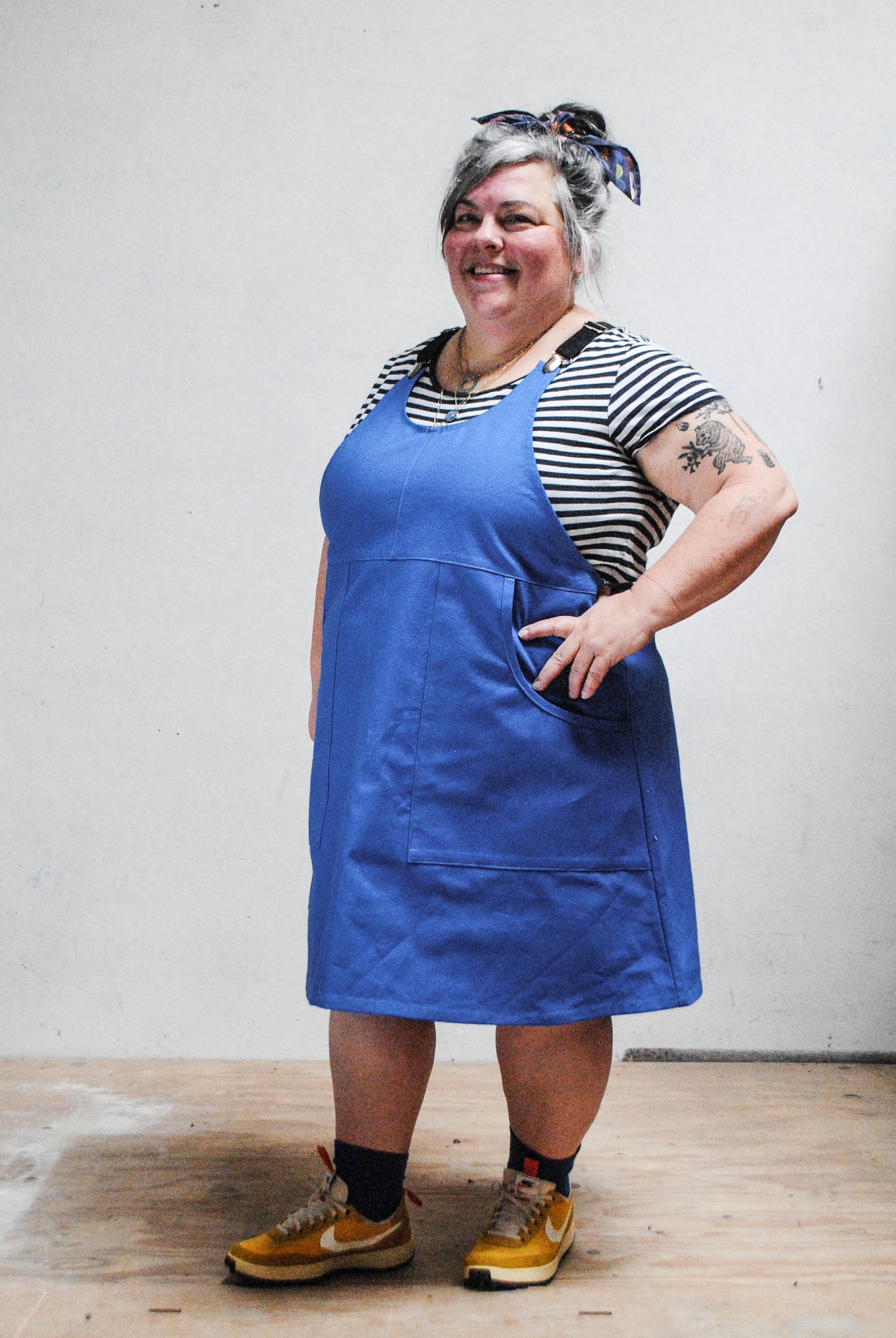 True Blue Suspender Dress