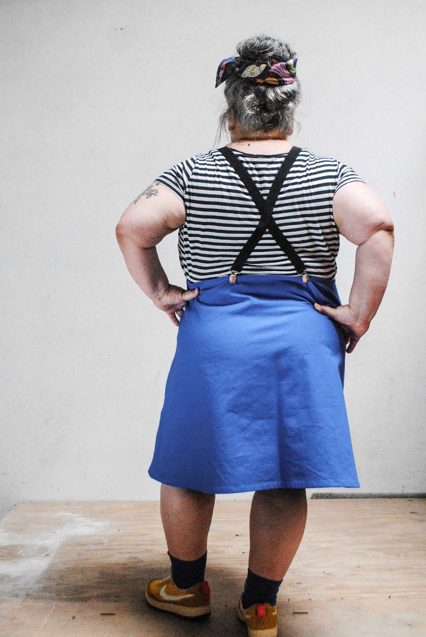 True Blue Suspender Dress