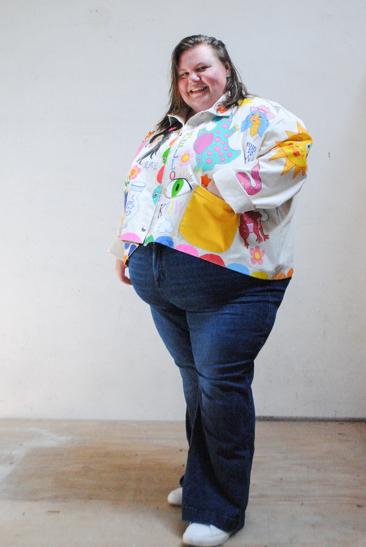 Chore Coat Collaboration with Artist Molly Schulps 4XL / 5XL