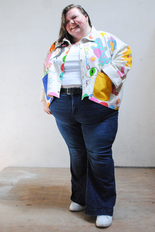 Chore Coat Collaboration with Artist Molly Schulps 4XL / 5XL