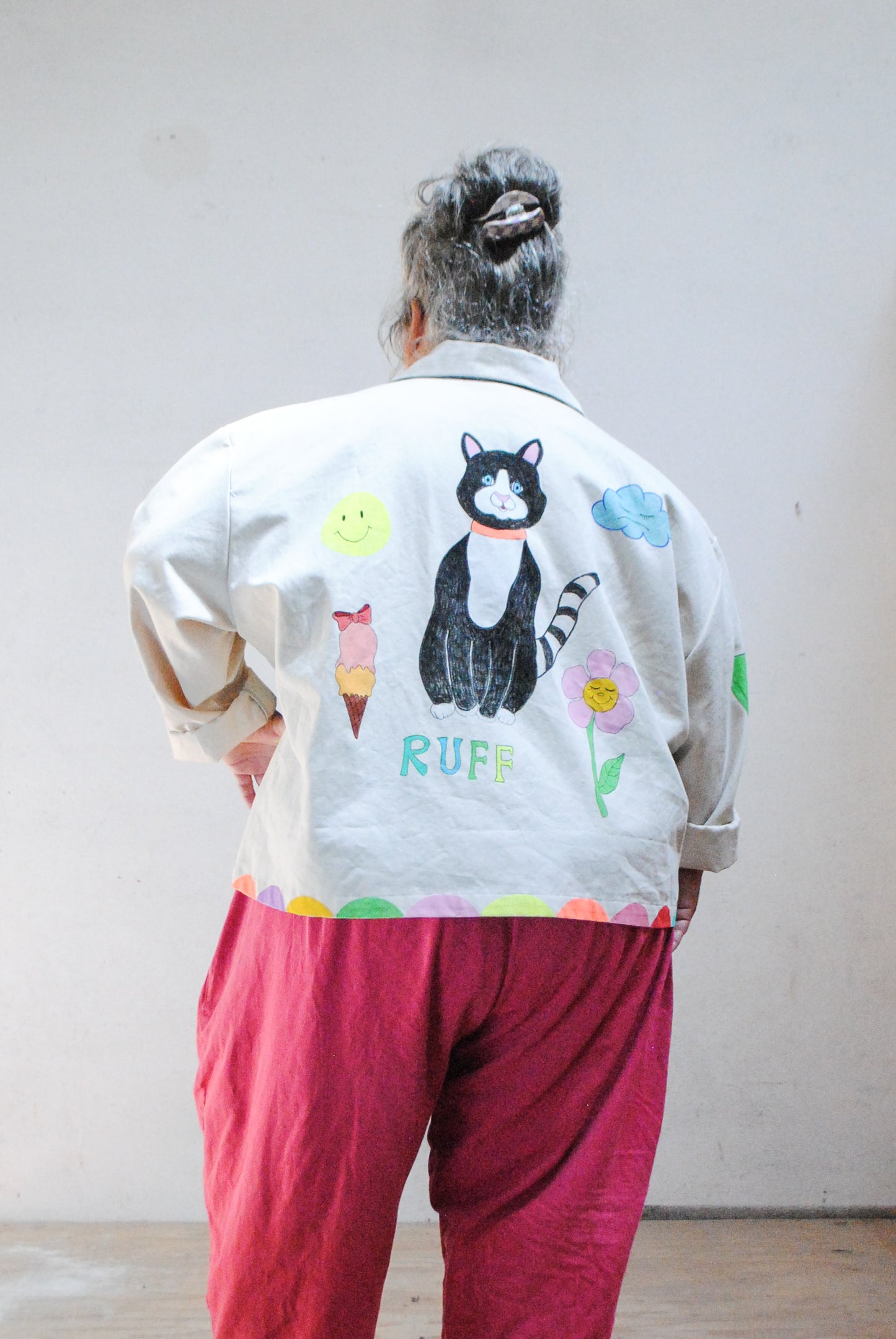 Chore Coat Collaboration with Artist Molly Schulps 2XL / 3XL