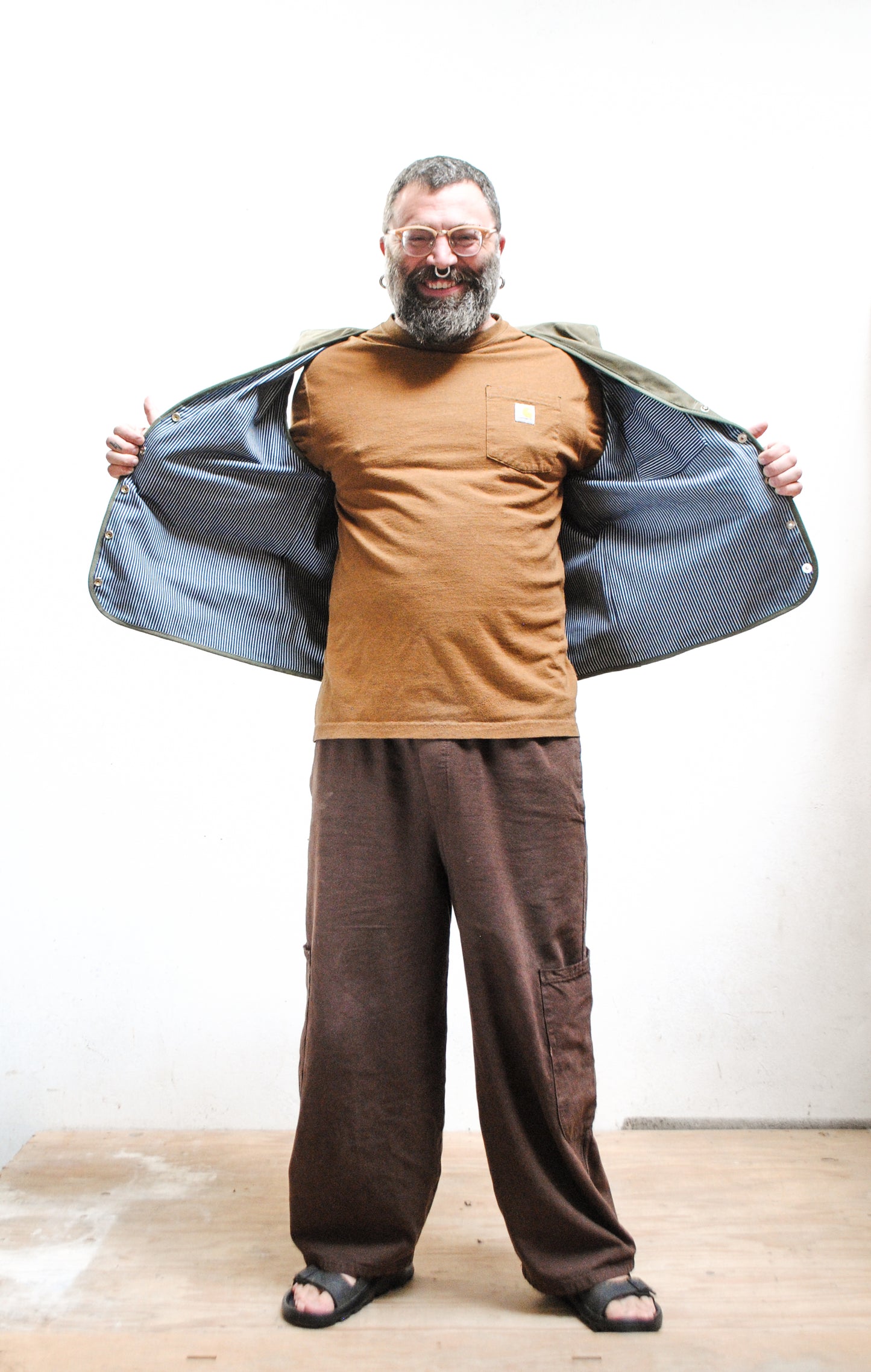 Made To Order Waxed Canvas Shop Vest