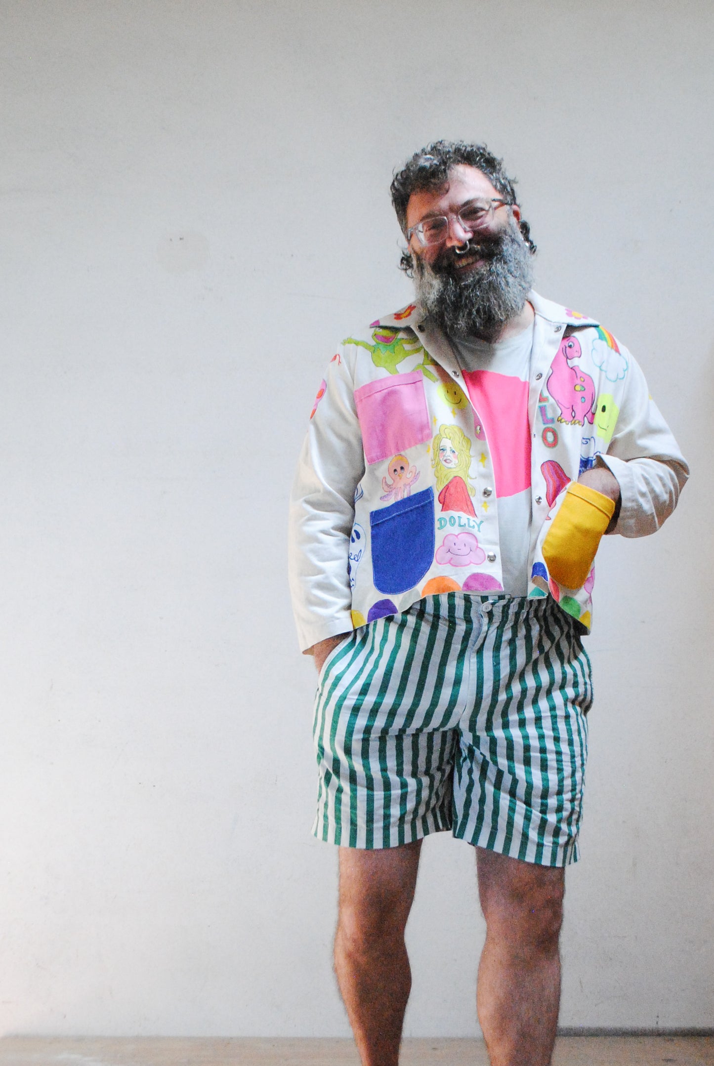 Chore Coat Collaboration with Artist Molly Schulps L / XL