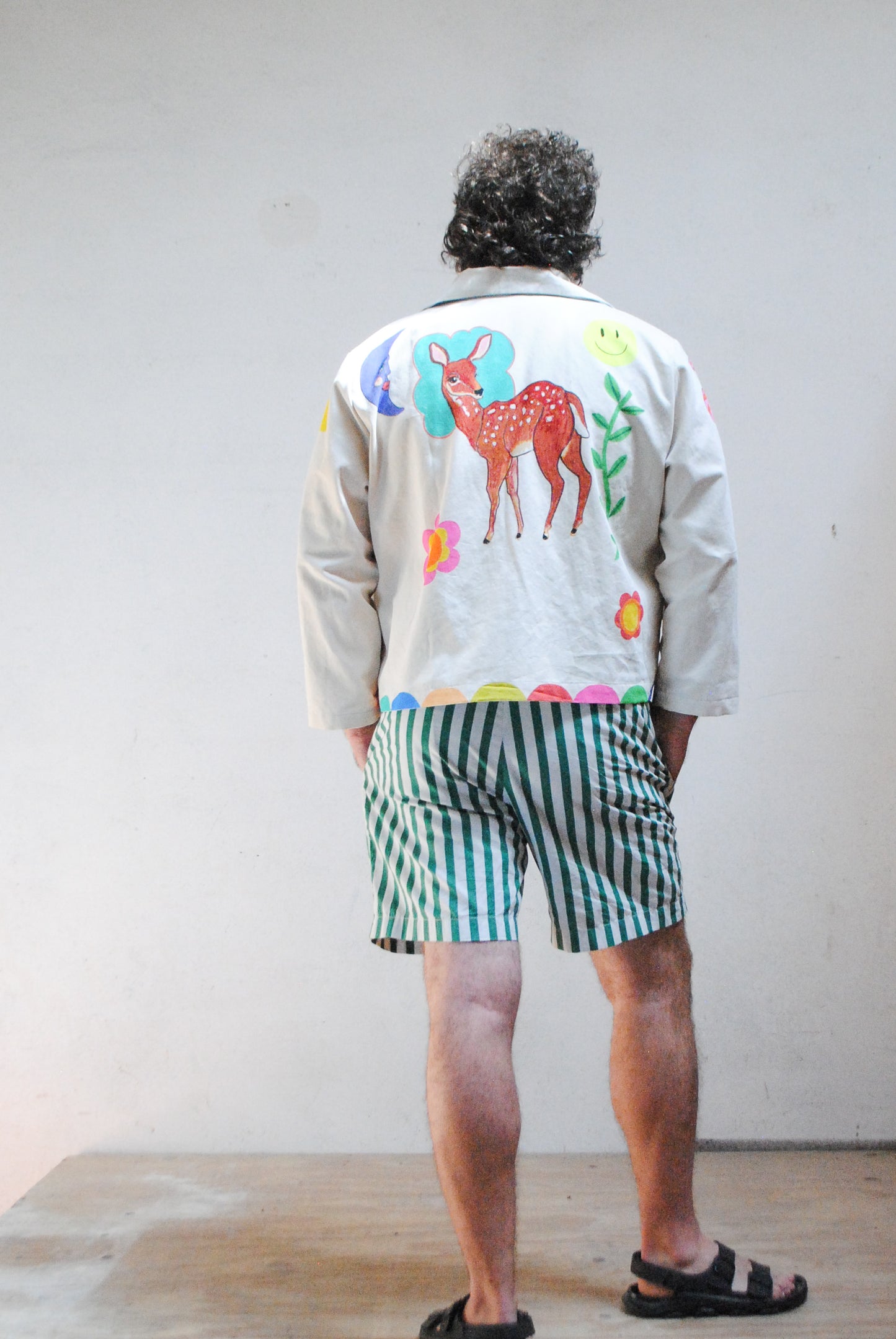 Chore Coat Collaboration with Artist Molly Schulps L / XL