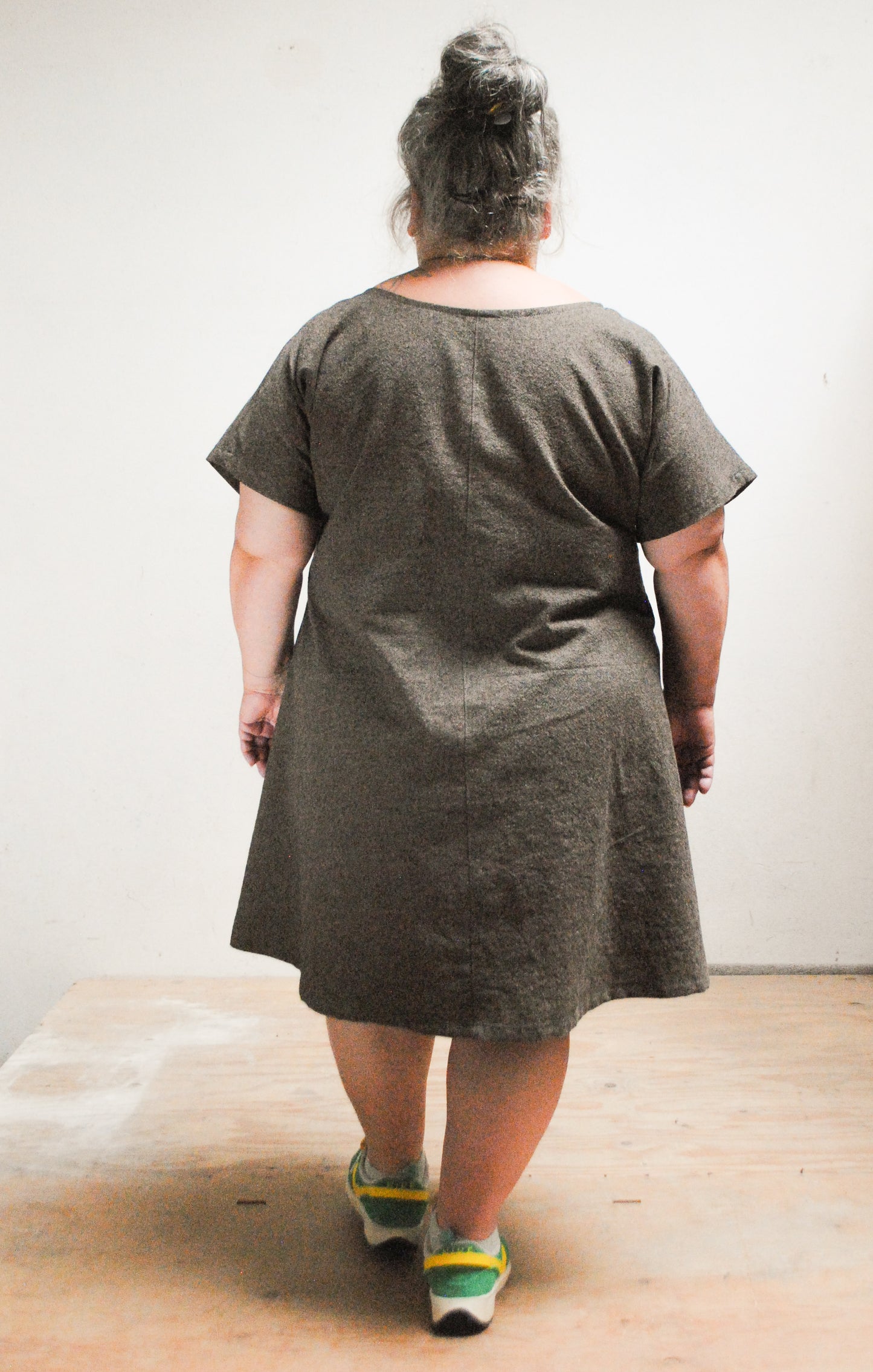 Espresso Mini Basic Dress Linen/Cotton