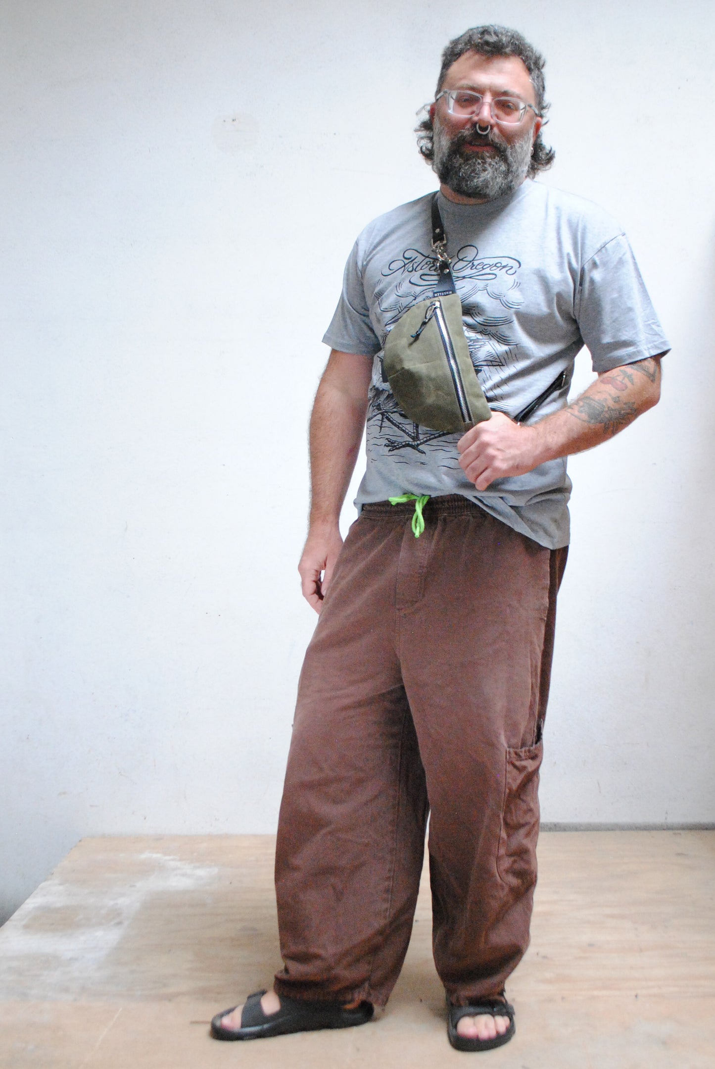 Waxed Canvas Fanny Pack