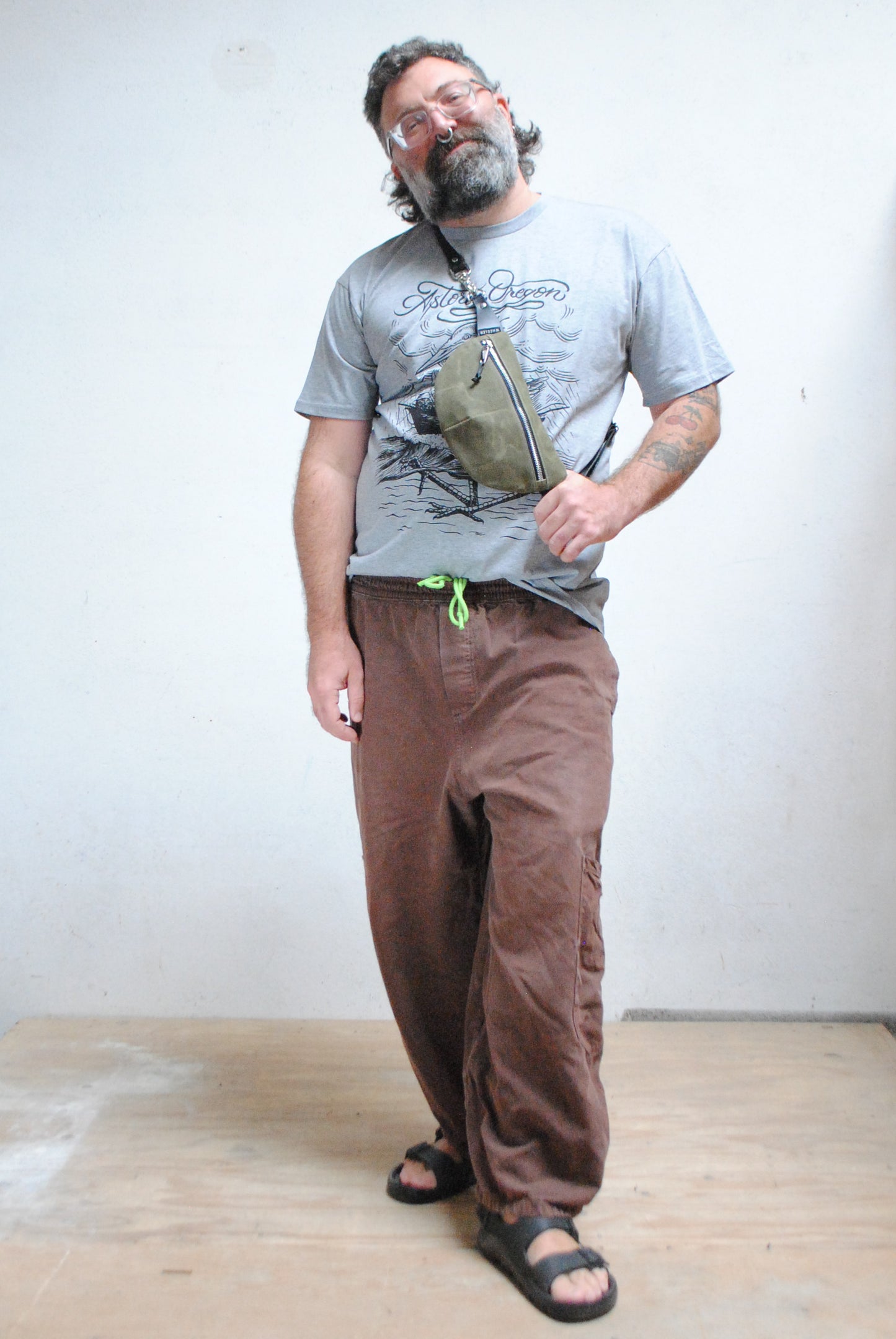 Waxed Canvas Fanny Pack