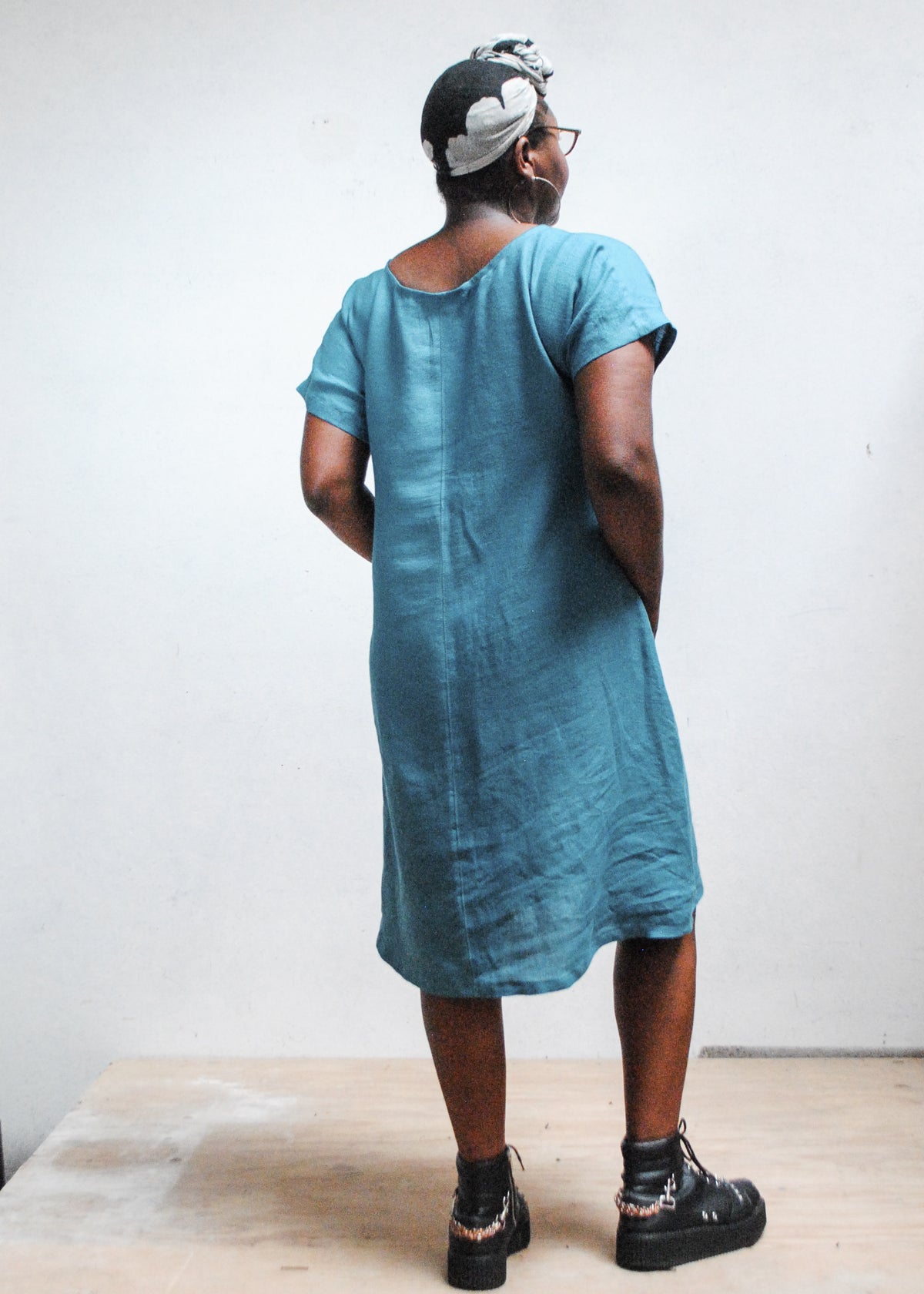 Basic Dress - River Blue Linen