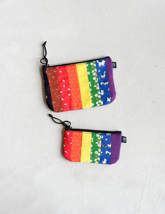 Pride Scrap Zipper Pouch