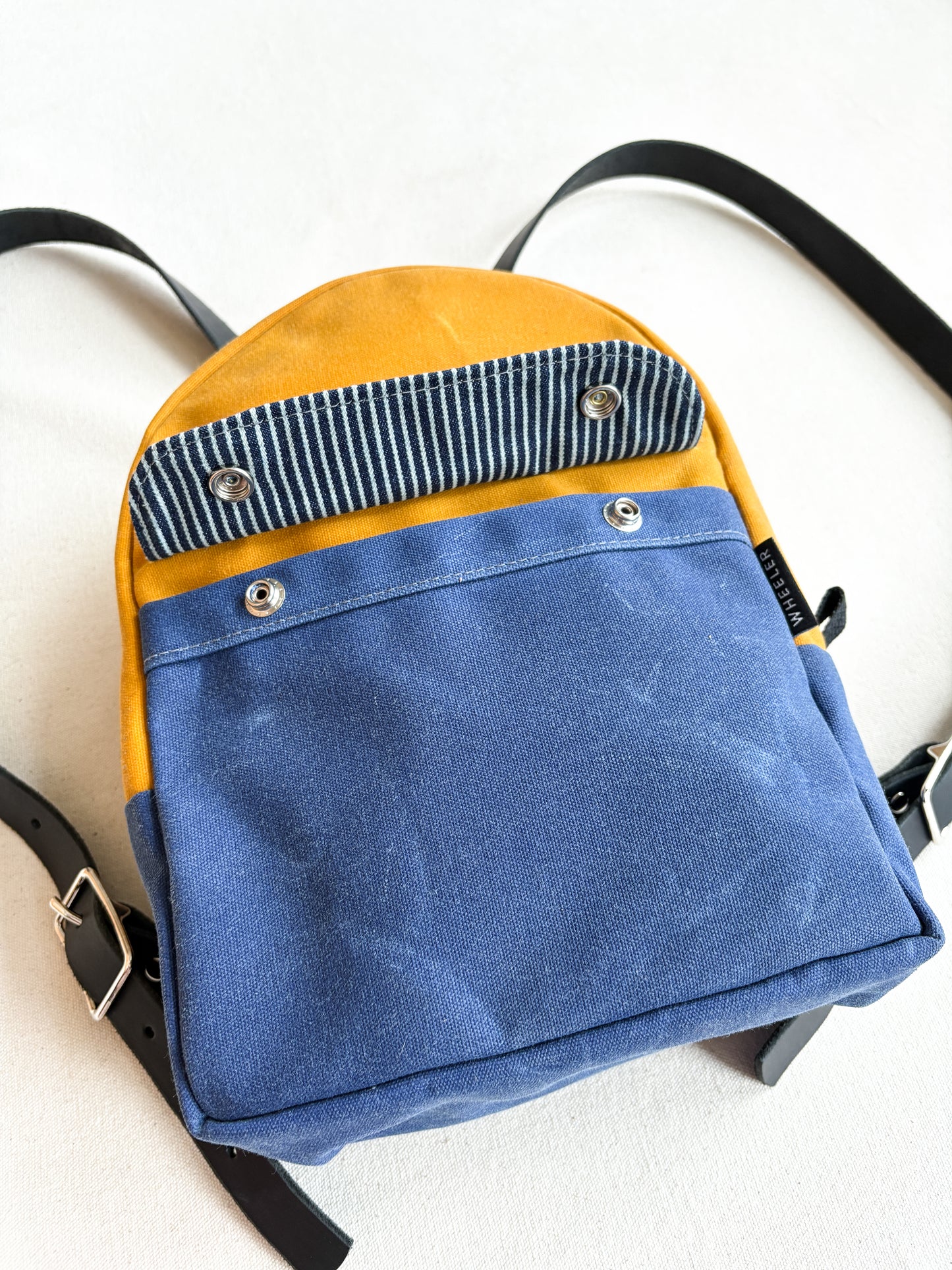 Waxed Canvas Zip Top Backpack – Shift + Wheeler