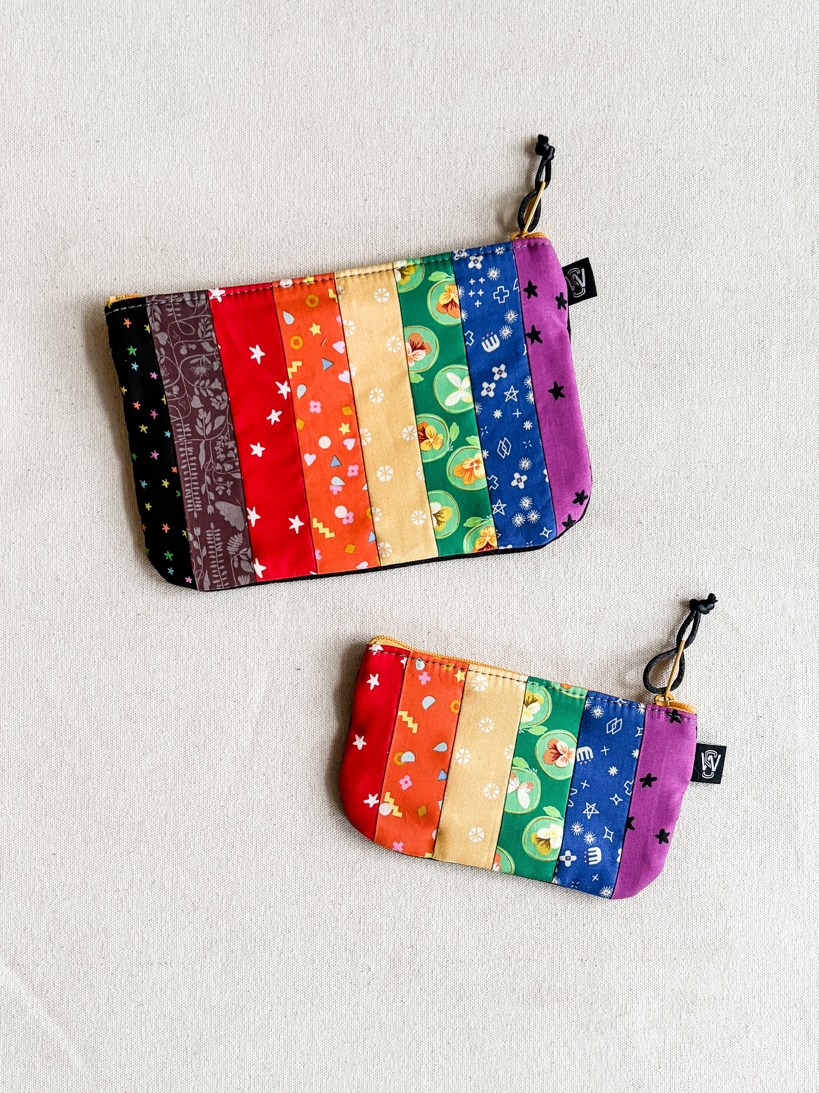 Pride Scrap Zipper Pouch