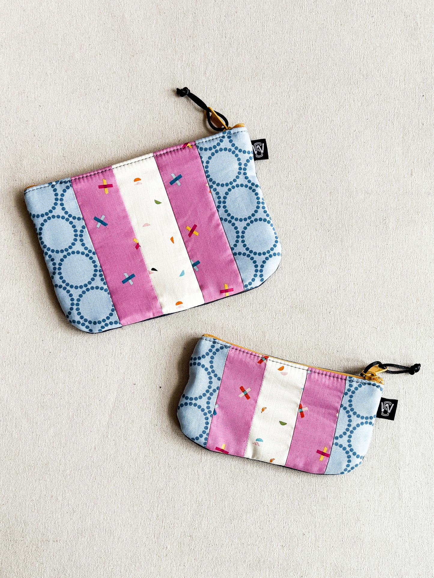 Trans Pride Scrap Zipper Pouch