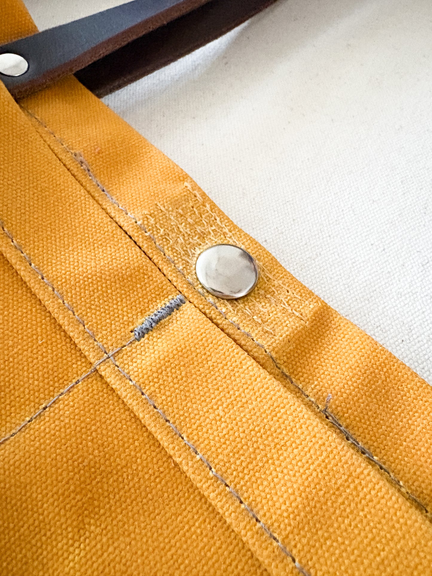 Yellow and Charcoal Utility Tote