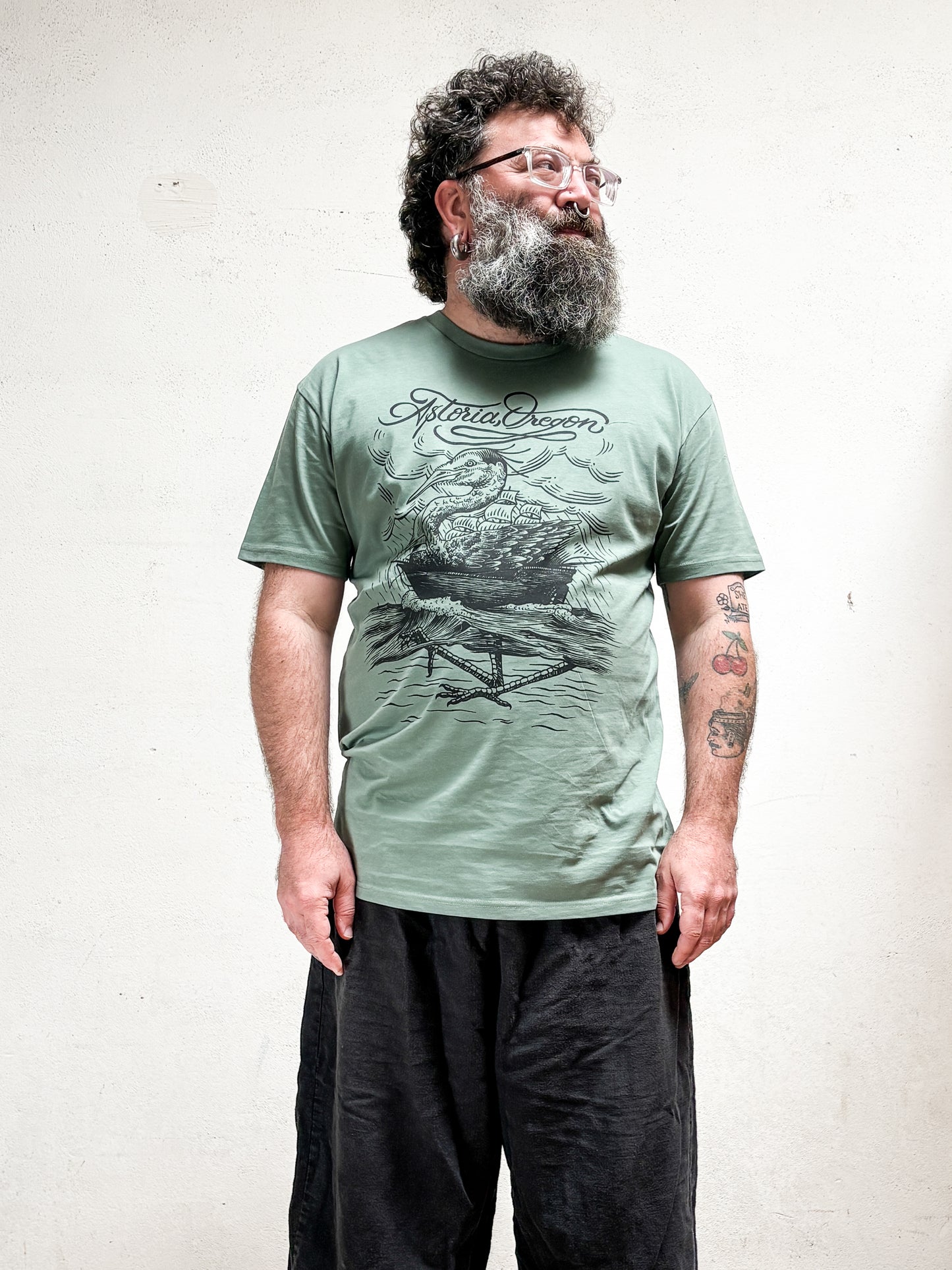 Astoria Heron Tee - Sage