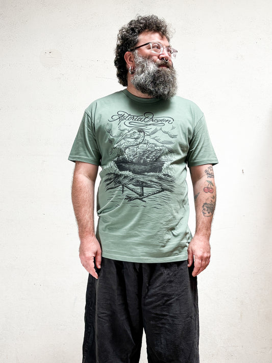 Astoria Heron Tee - Sage