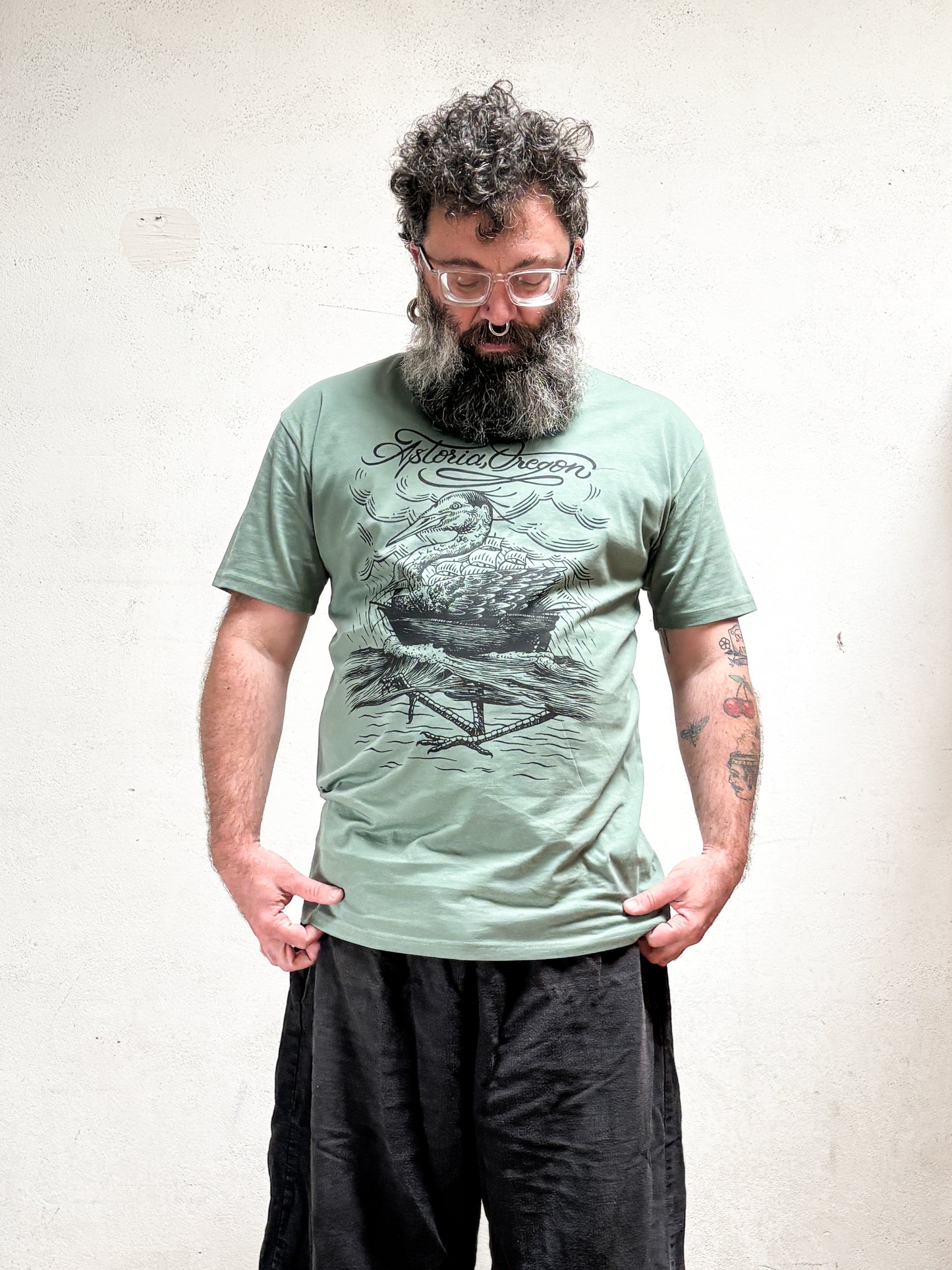 Astoria Heron Tee - Sage