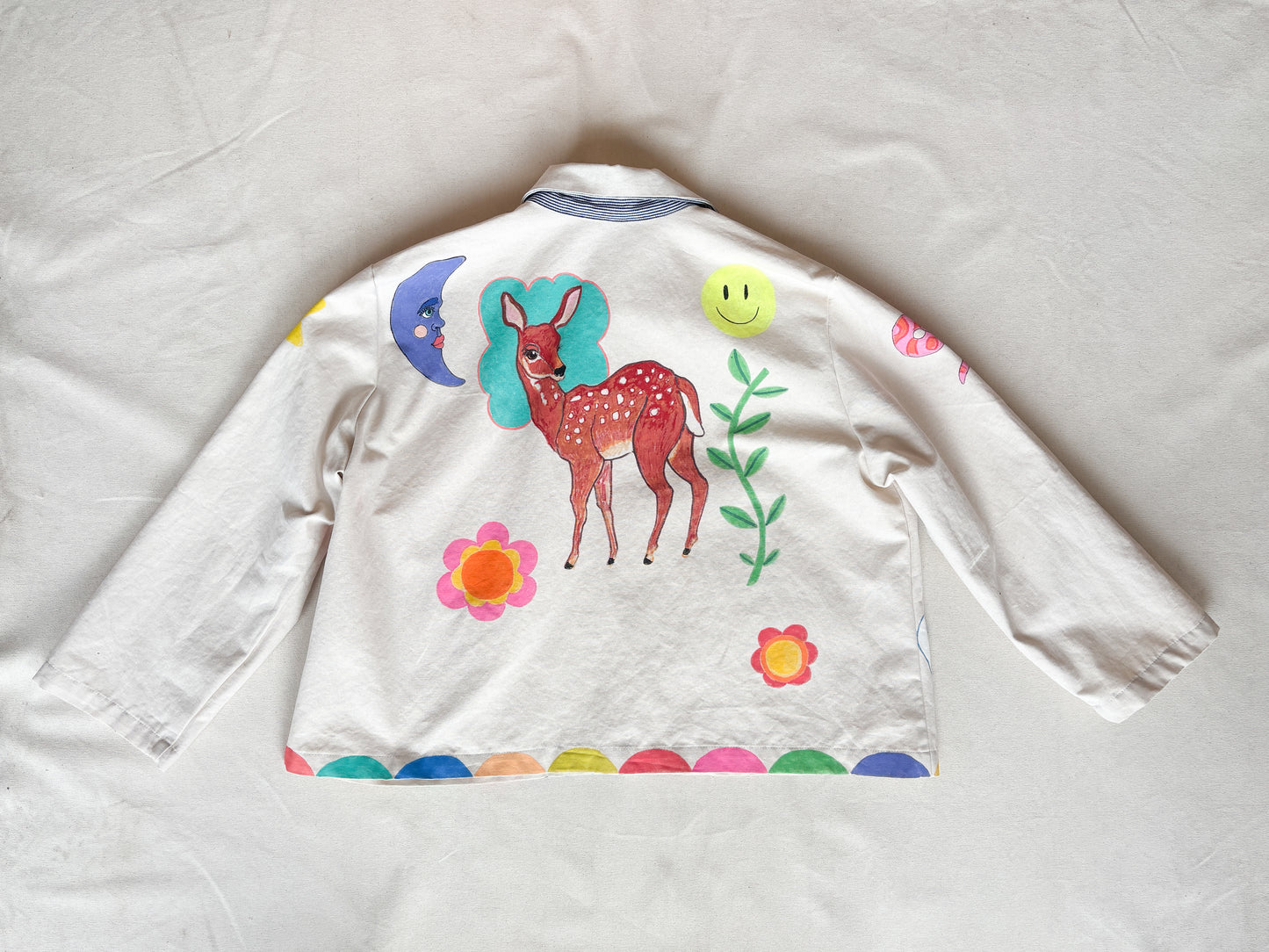 Chore Coat Collaboration with Artist Molly Schulps L / XL