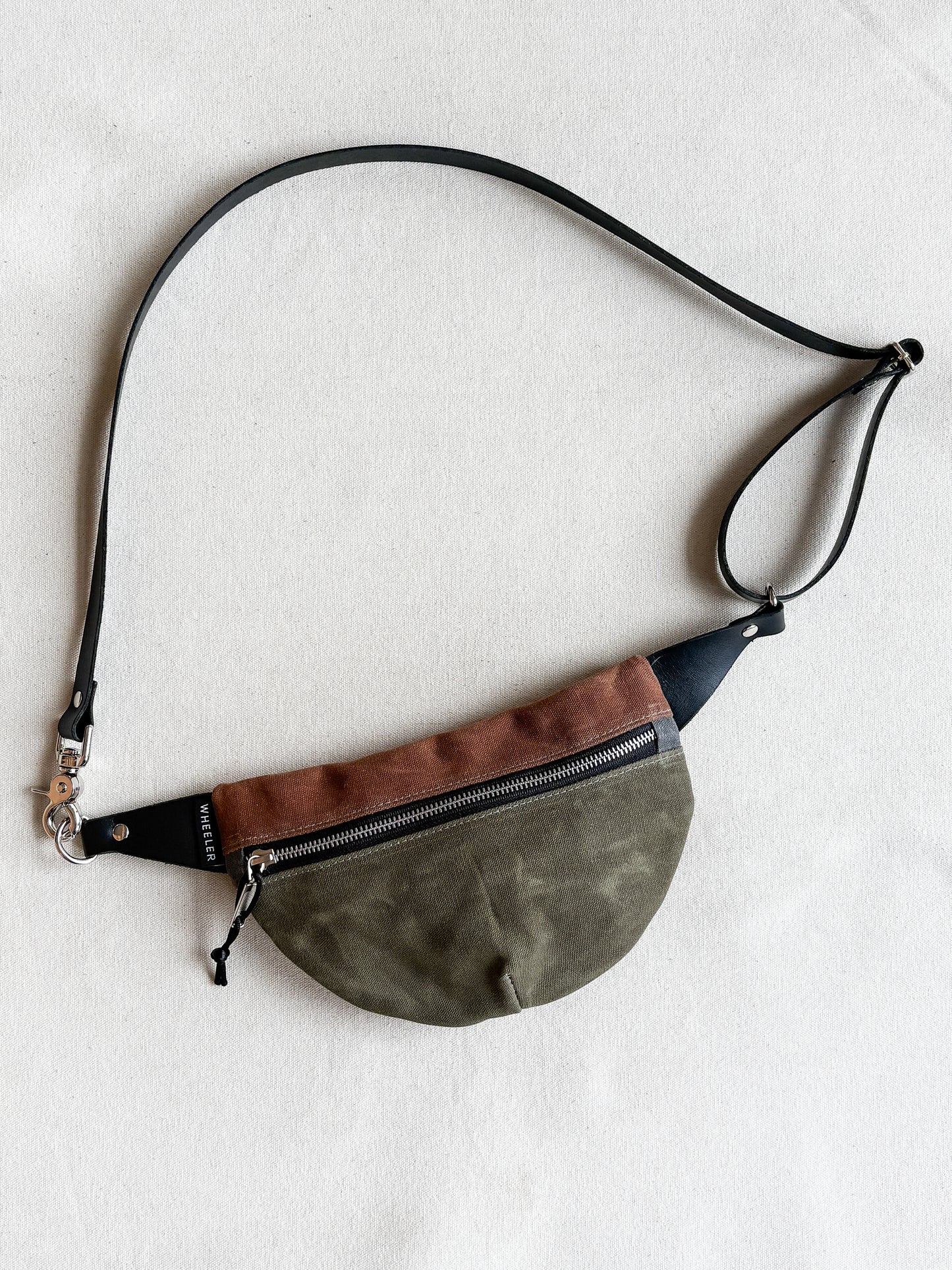 Waxed Canvas Fanny Pack