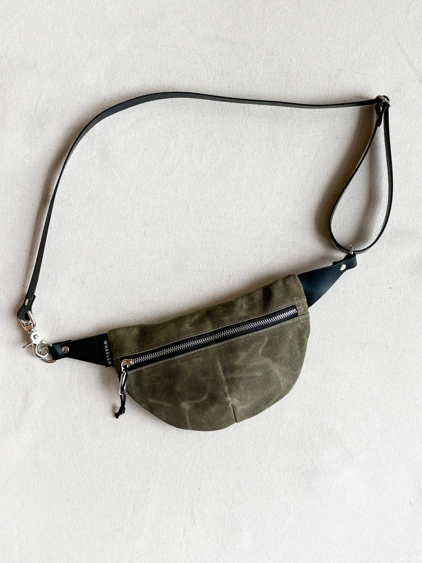 Waxed Canvas Fanny Pack