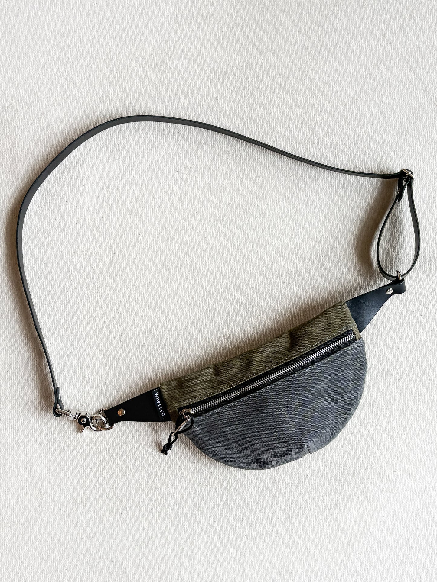 Waxed Canvas Fanny Pack