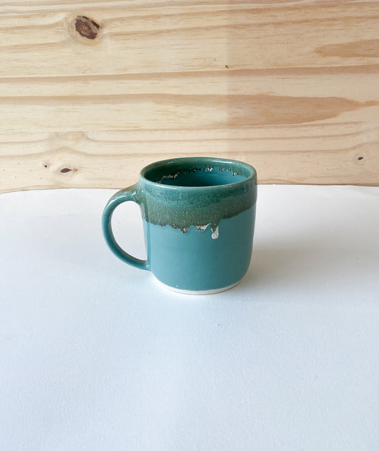 Teal Drip Mug