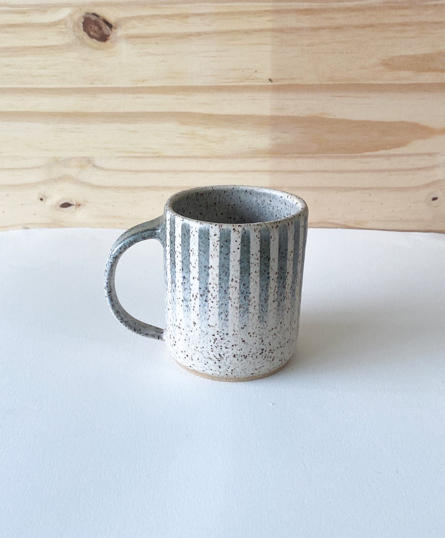 Stripe Speckled Mug