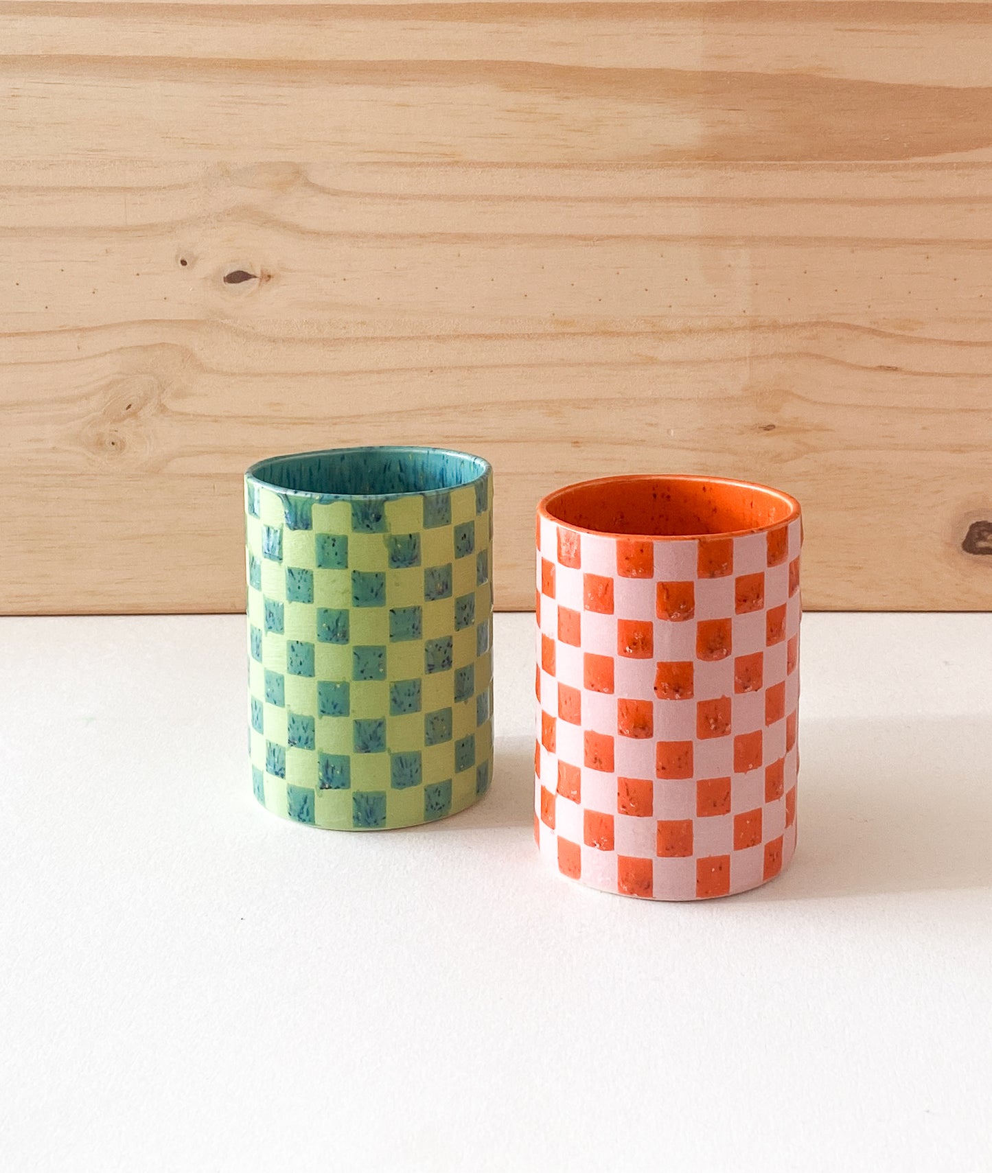 Checkerboard Cup