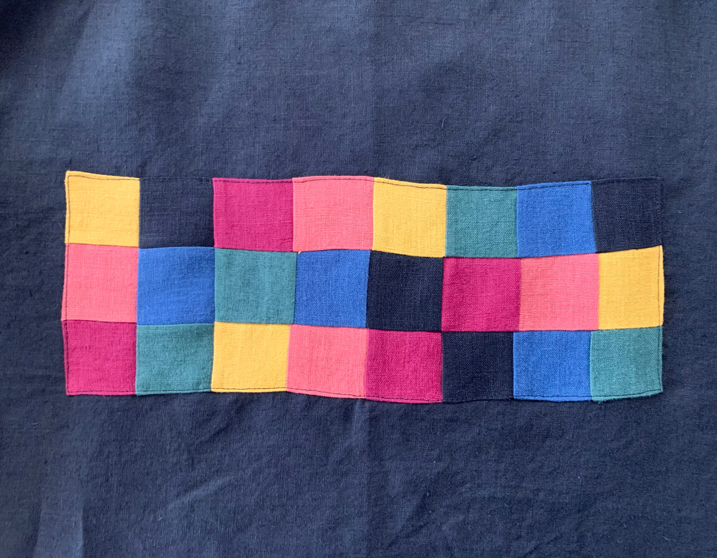 Patchwork Hemp Basic Tee