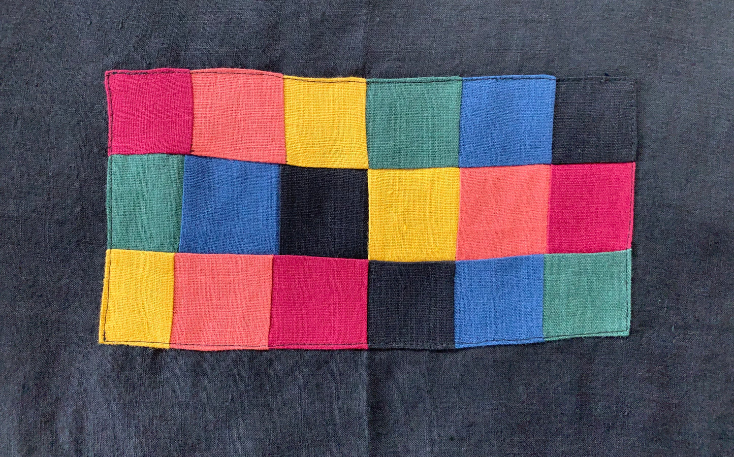 Patchwork Hemp Basic Tee