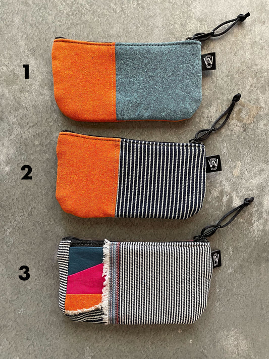 Scrap Zipper Pouches