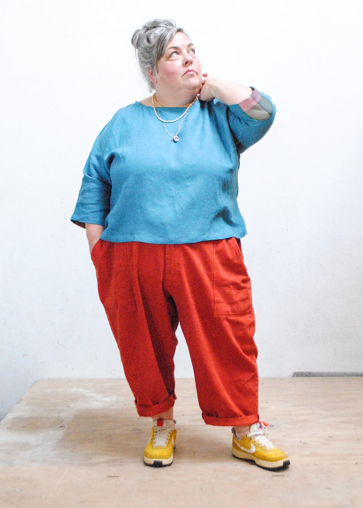 Elbow Shirt - River Blue Linen
