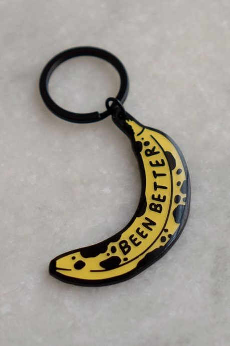 Been Better Banana Keychain