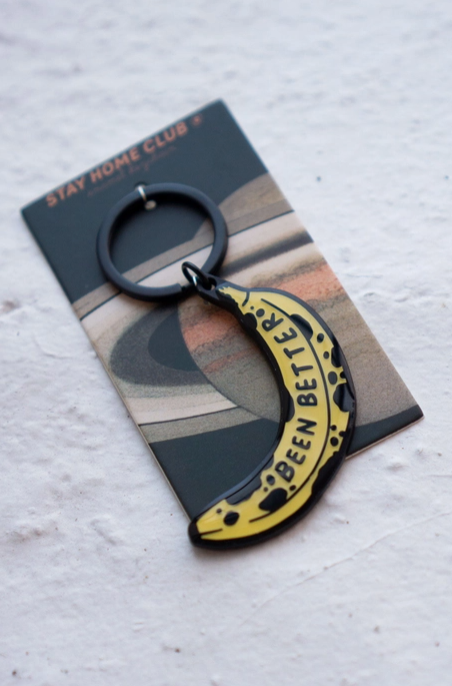 Been Better Banana Keychain