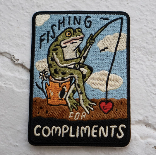 Fishing For Compliments Sticky Patch