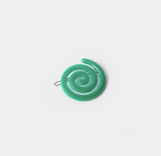 Spiral Clip in Green